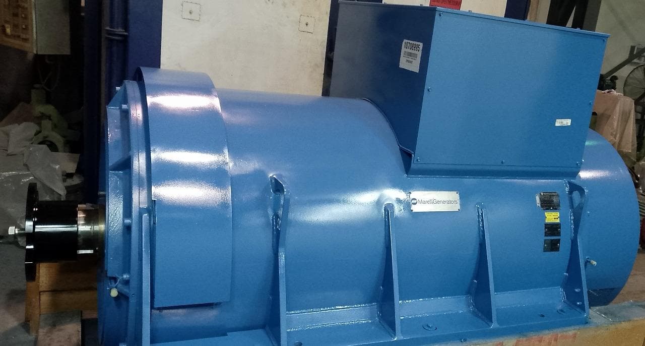 Industrial generator after overhaul