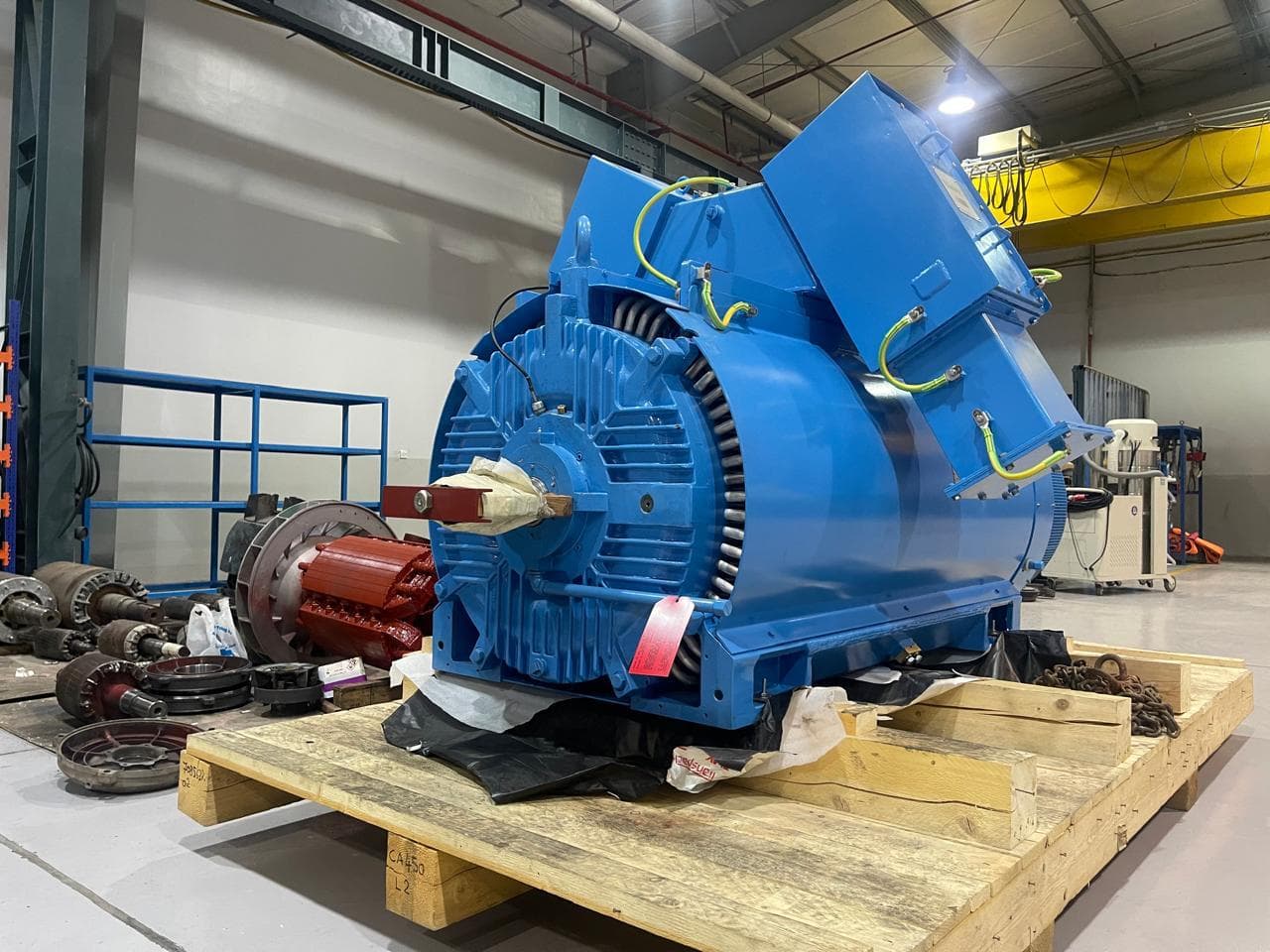High-voltage motor for oil and gas duty