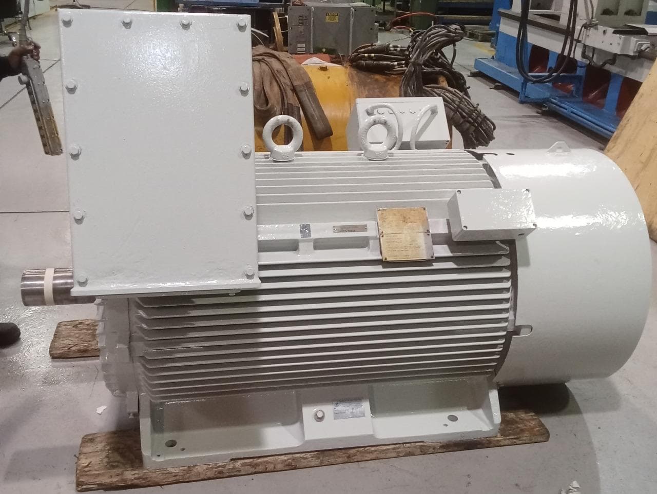 Overhauled motor ready for return